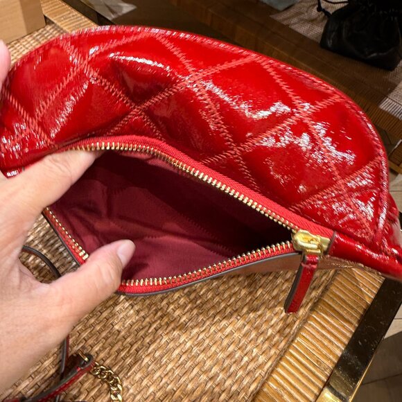 Best Price‼️Tory Burch Willa Belt Bag 169899 Berry $450 - Picture 8 of 9